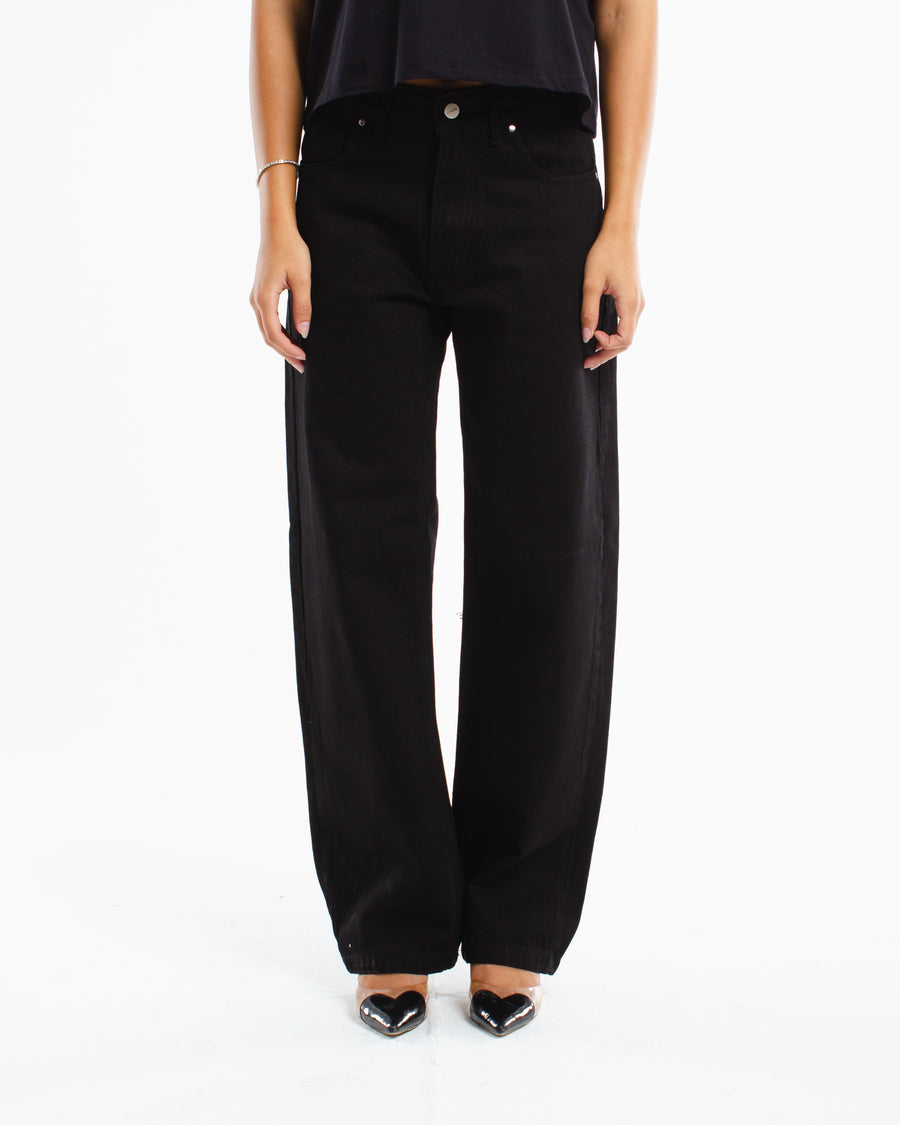 STRAIGHT FIT JEANS WOMEN Black